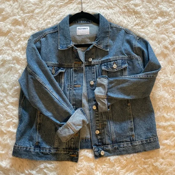 Old Navy Blue Jean Jacket - Picture 3 of 7